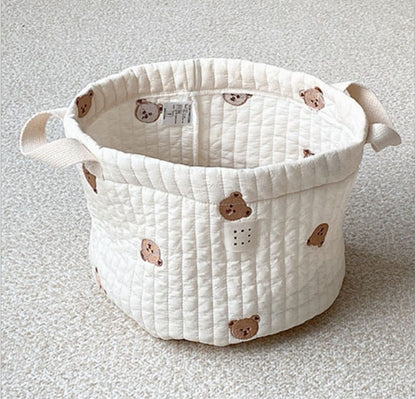 Children's Cotton Organiser Storage Basket