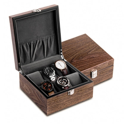Walnut Watch Storage Organiser Box