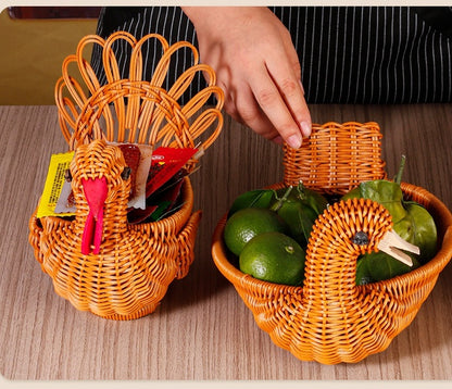 Rattan Woven Fruit Basket