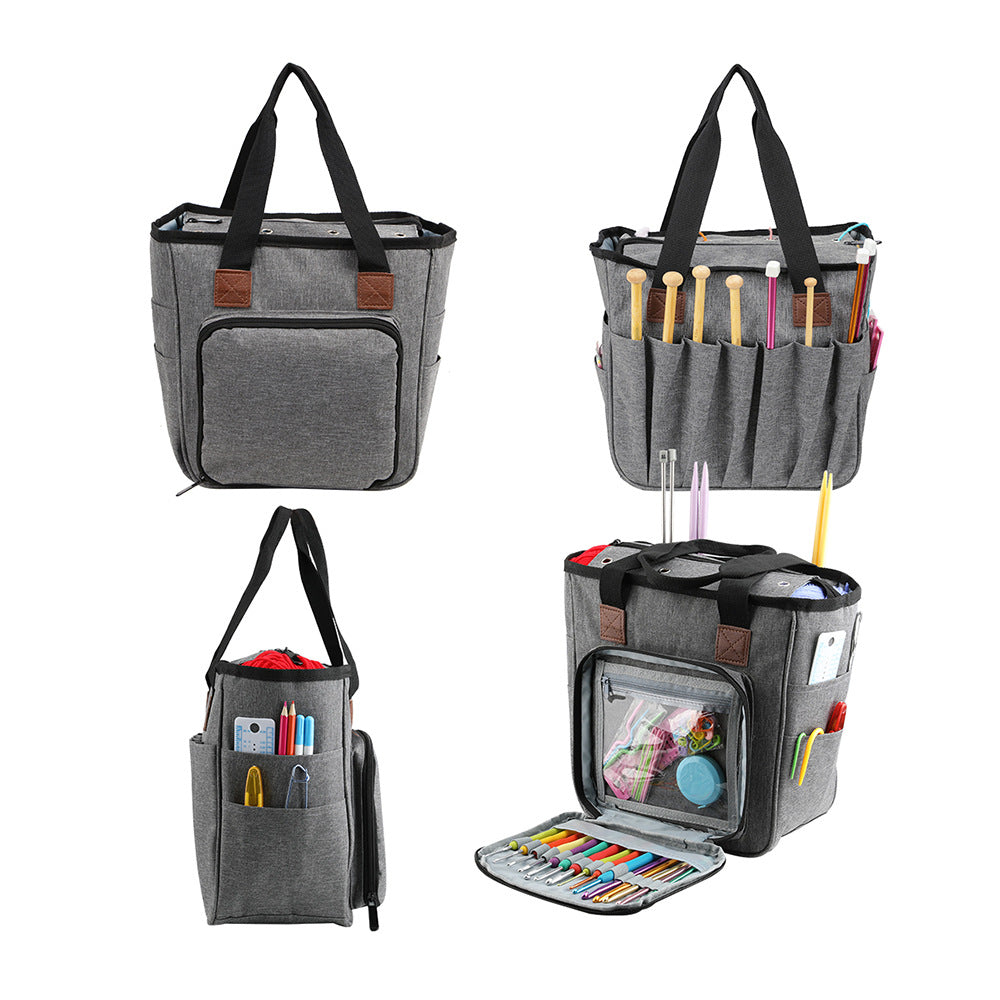 Yarn Organiser Crochet Travel Tote Bag