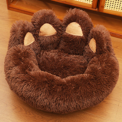Plush Kennel Thickened Pet Bed