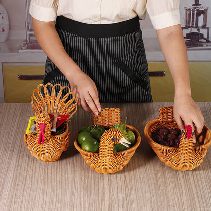 Rattan Woven Fruit Basket