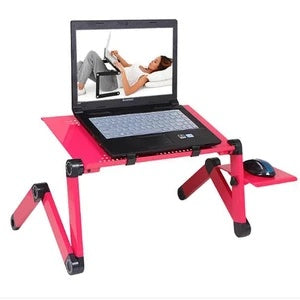 Aluminum alloy laptop foldable bed desk