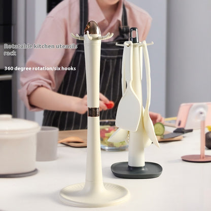 Kitchen Supplies Kitchenware Rotatable Ladel Storage Rack