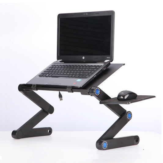 Aluminum alloy laptop foldable bed desk