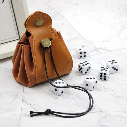 Leather Game Dices Organiser