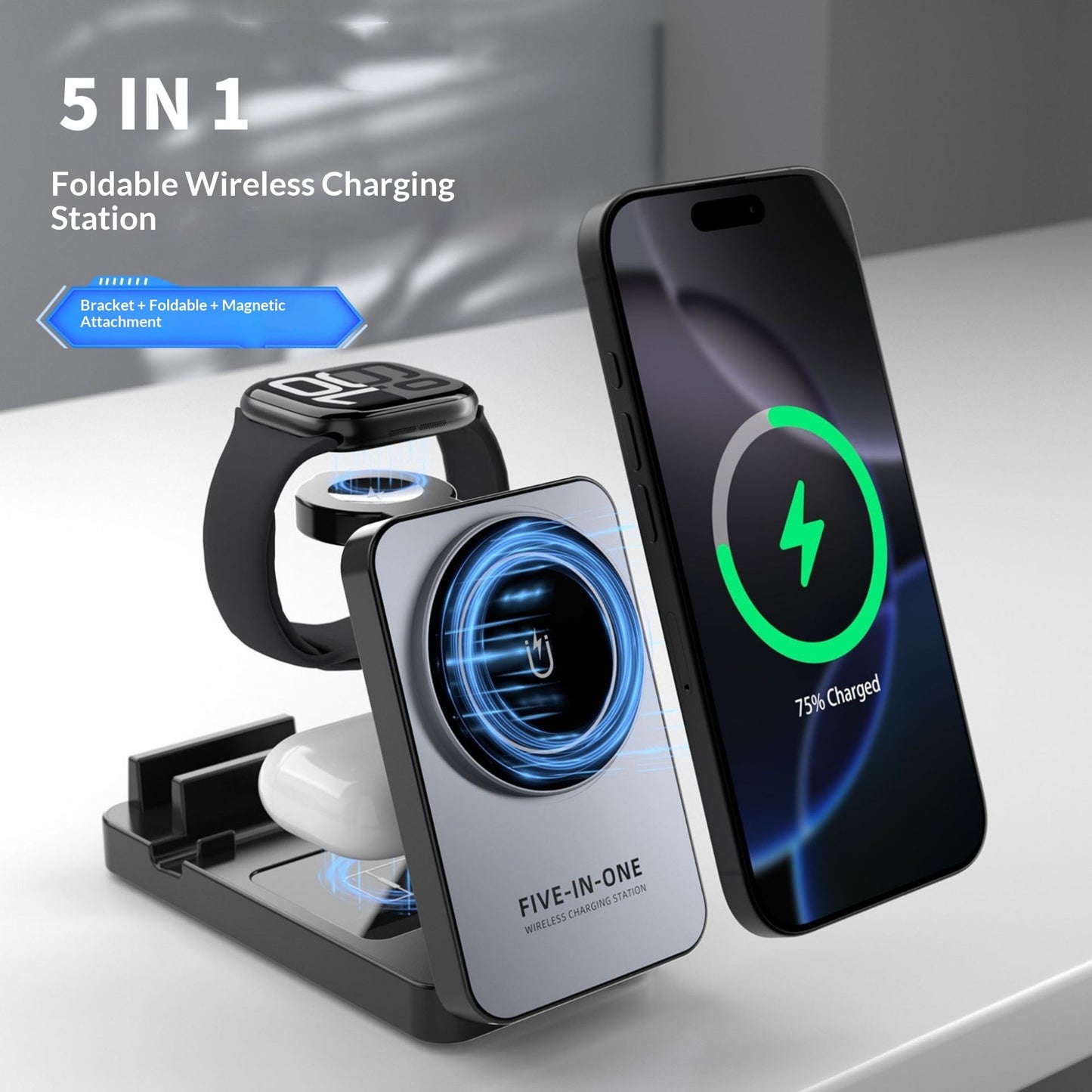 5-in-1 Multifunctional Wireless Charging Station