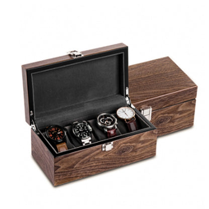 Walnut Watch Storage Organiser Box