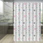 Bathroom Printed Waterproof Partition Shower Curtain