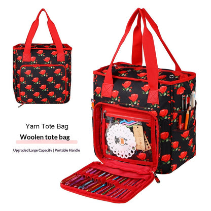 Yarn Organiser Crochet Travel Tote Bag