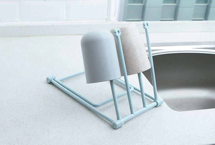 Foldable Dish Cloth Shelf Kitchen Accessories