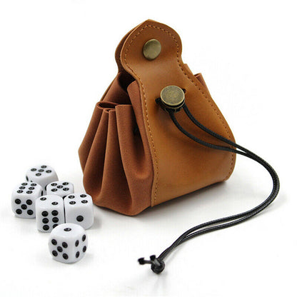Leather Game Dices Organiser