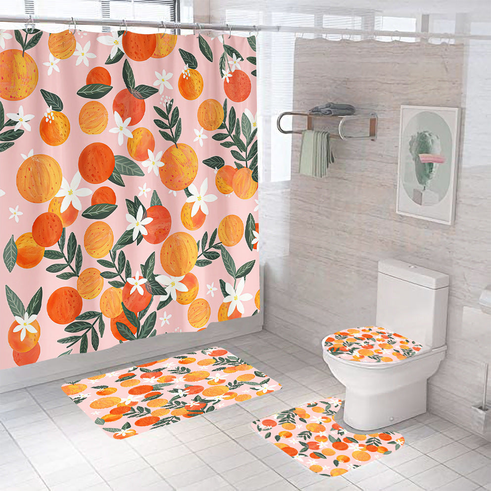 Bathroom Shower Partition Curtain