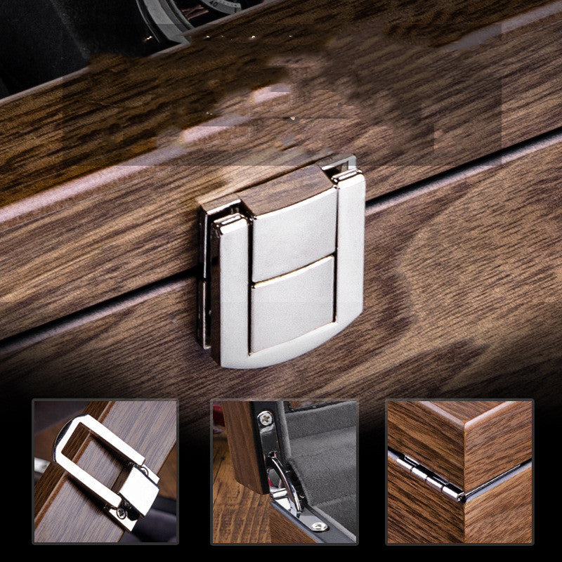 Walnut Watch Storage Organiser Box
