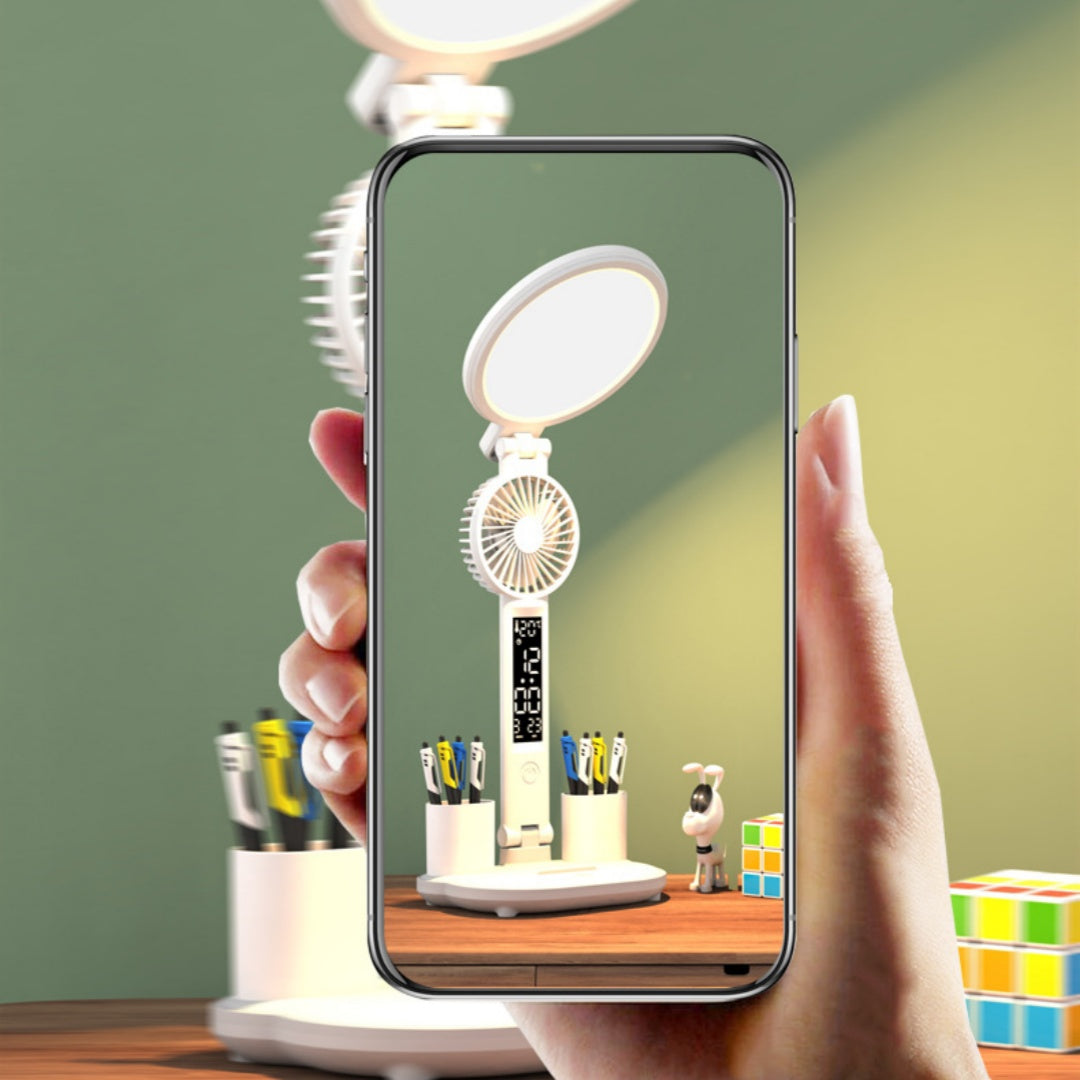 Led Rechargeable Reading Desk Folding Smart Touch Lamp