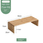 Bamboo Computer Monitor Booster Organiser
