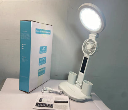 Led Rechargeable Reading Desk Folding Smart Touch Lamp
