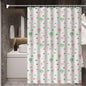 Bathroom Printed Waterproof Partition Shower Curtain