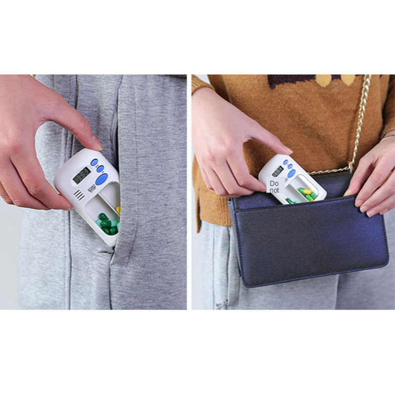 Mini Portable Pill Reminder Alarm Clock