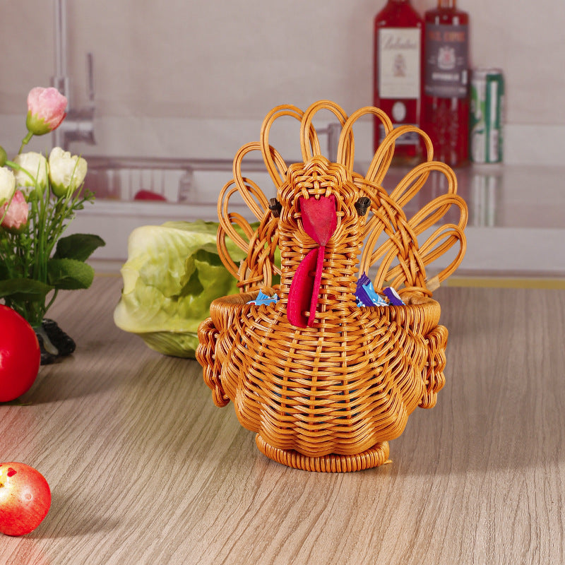 Rattan Woven Fruit Basket