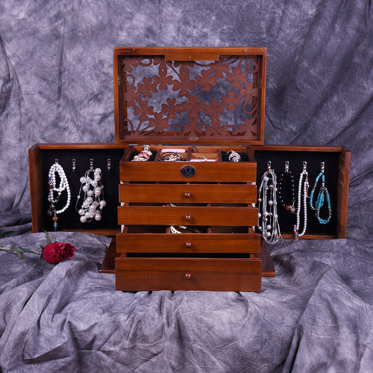 South Korea Vintage Necklace Organiser With Lock