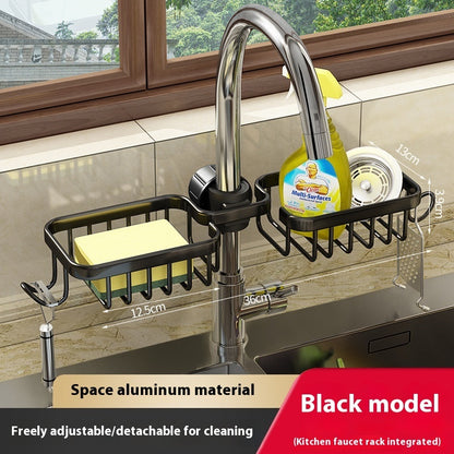 Kitchen Faucet Scullery Multifunctional Storage Rack