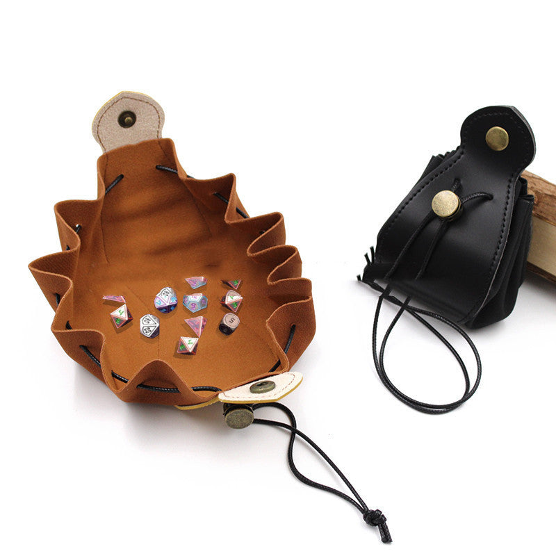 Leather Game Dices Organiser