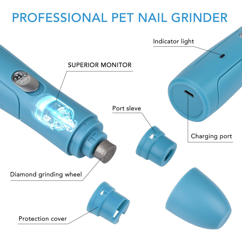 Pet Nail Grinder Polisher