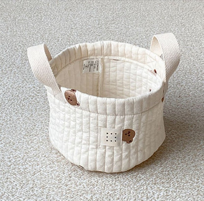 Children's Cotton Organiser Storage Basket