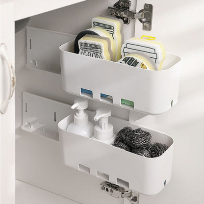 Kitchen Cabinet Retractable Storage Rack