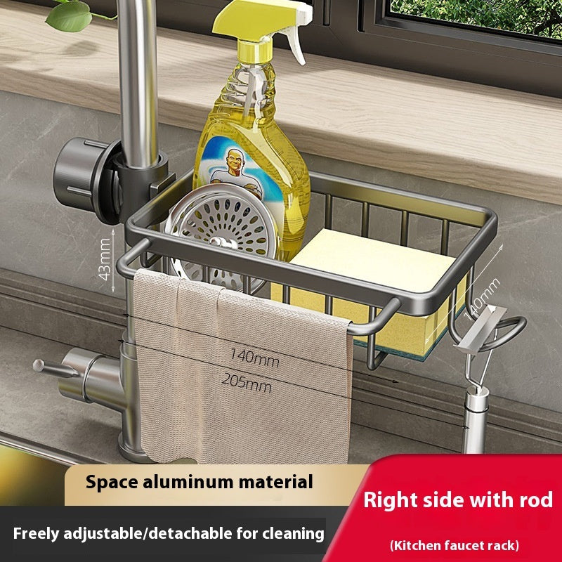 Kitchen Faucet Scullery Multifunctional Storage Rack