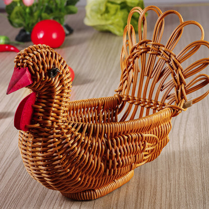 Rattan Woven Fruit Basket