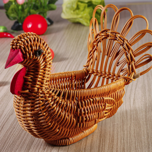 Rattan Woven Fruit Basket