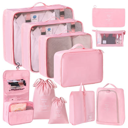 Travel Storage Bag 8-Piece Set Suitcase Clothing Organiser