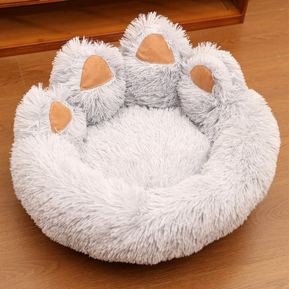 Plush Kennel Thickened Pet Bed