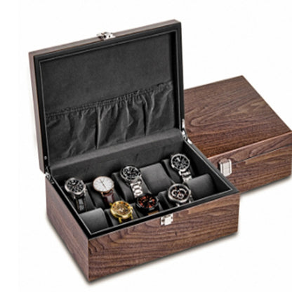 Walnut Watch Storage Organiser Box
