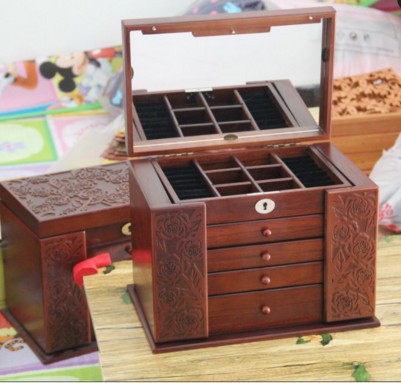 South Korea Vintage Necklace Organiser With Lock