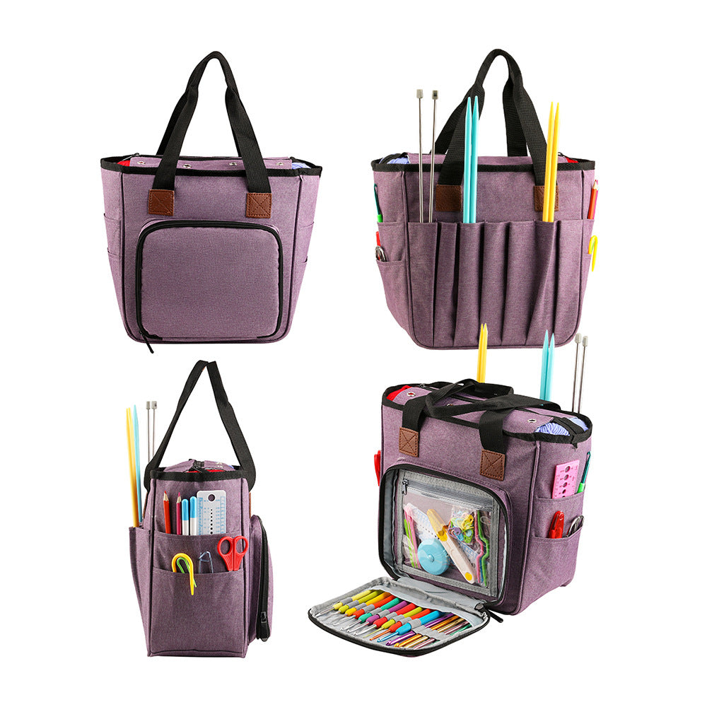 Yarn Organiser Crochet Travel Tote Bag