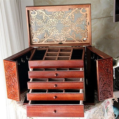 South Korea Vintage Necklace Organiser With Lock