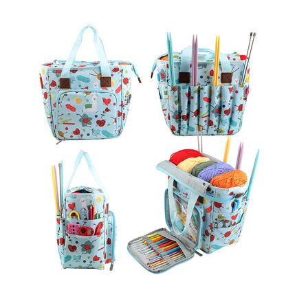 Yarn Organiser Crochet Travel Tote Bag