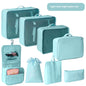 Travel Storage Bag 8-Piece Set Suitcase Clothing Organiser