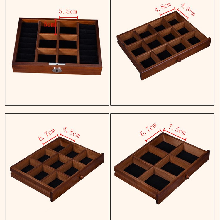 South Korea Vintage Necklace Organiser With Lock