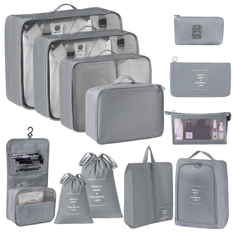 Travel Storage Bag 8-Piece Set Suitcase Clothing Organiser